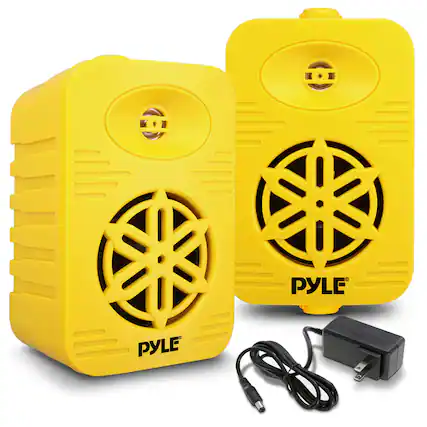 The text on the image is "PYLE."