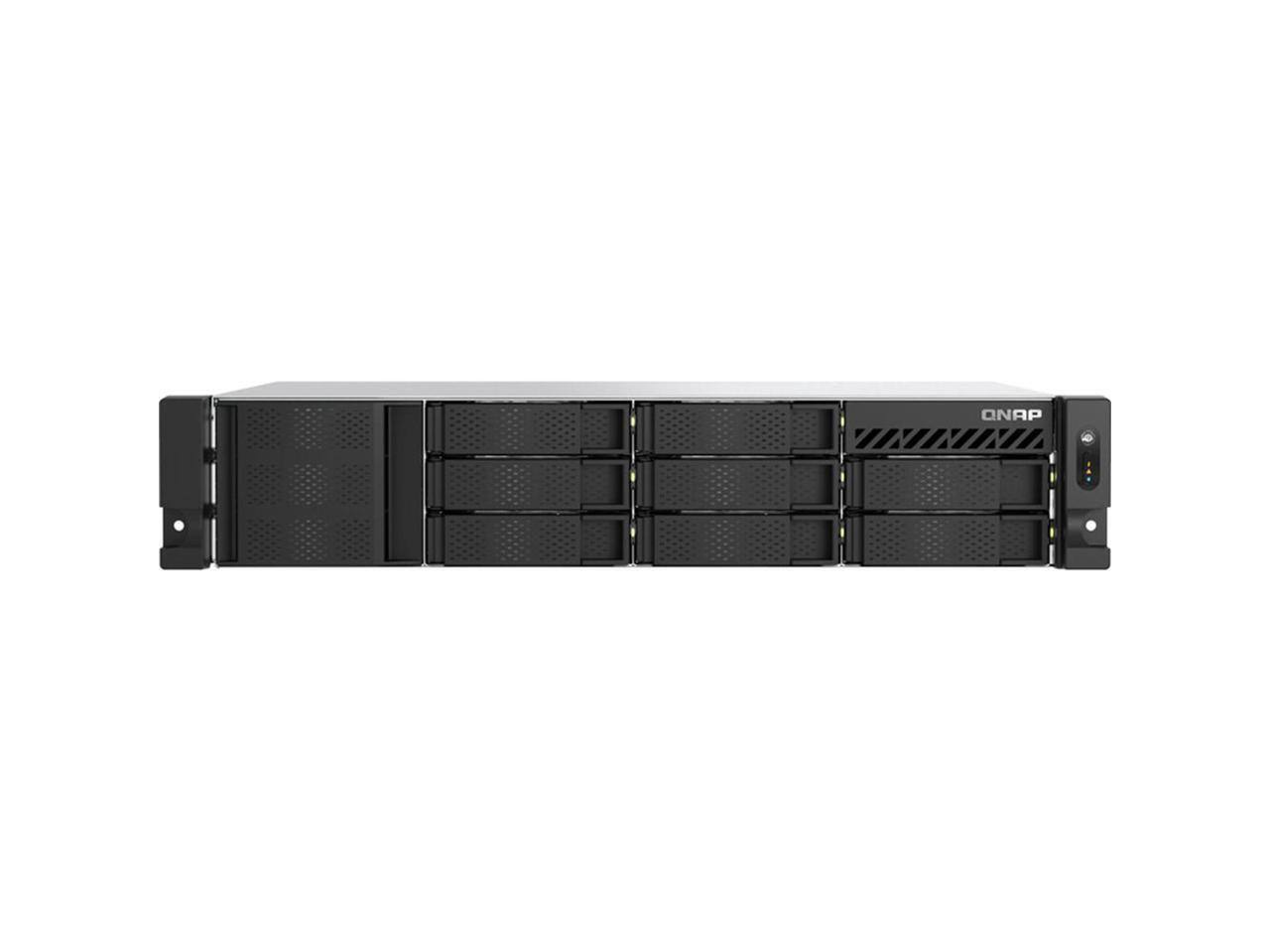 Alt View 2. QNAP - QNAP TS-855eU-8GSAN NAS, Intel Atom C5125 8-Core, 8GB RAM, 8x HDD/SSD Bays, SATA.