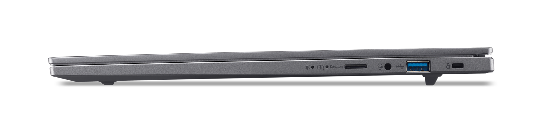 Alt View 3. Acer - Aspire 16 AI Copilot+ PC A16-61MT-R290 16" WUXGA AMD Ryzen AI 5 330 16GB RAM 512GB SSD Radeon 820M Win11 - Steel Gray.