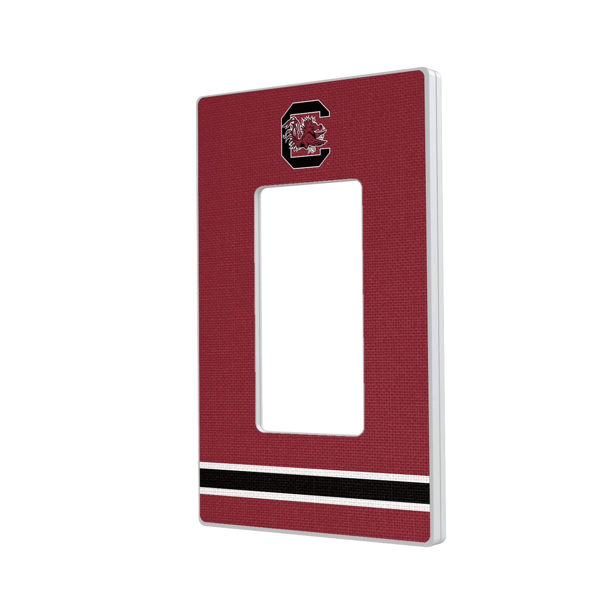 Keyscaper - South Carolina Gamecocks Stripe Design Single Rocker Light Switch Plate - Multicolor price history on PriceWatchPro