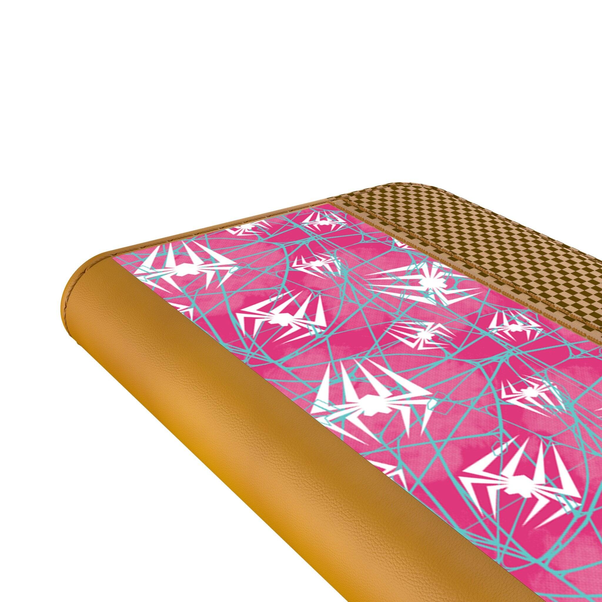 Alt View 1. Keyscaper - Marvel Pattern Folio Phone Case - Samsung Galaxy S24 Plus - Spider-Gwen.