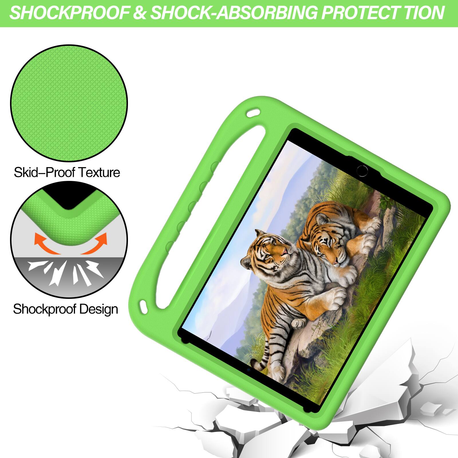 SHOCKPROOF & SHOCK-ABSORBING PROTECTION

Skid-Proof Texture

Shockproof Design