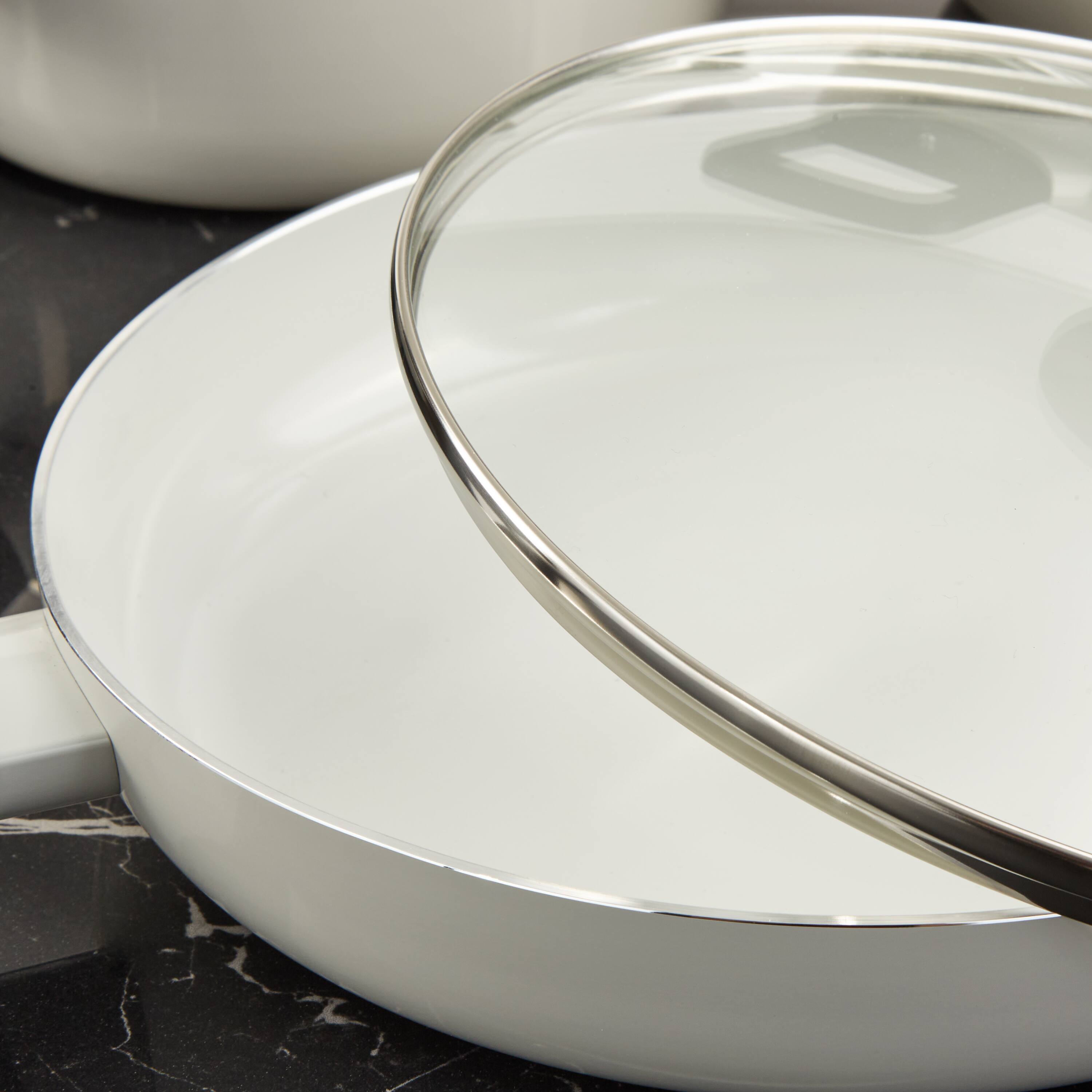 Left. BergHOFF - BergHOFF Leo Glints 2pc Nonstick Ceramic Large Fry Pan Set, Spirit - Spirit.