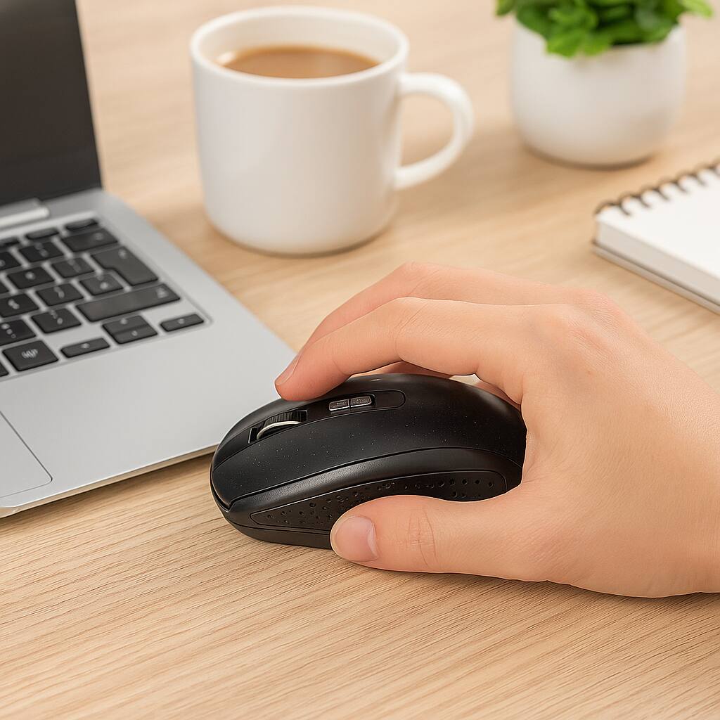 Alt View 1. Sanoxy - Sanoxy 2.4GHz Wireless Optical Mouse Mice & USB Receiver For PC Laptop Computer DPI Black - Black.