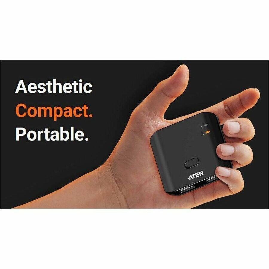 Aesthetic Compact. Portable. ATEN