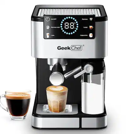 ON/OFF
Espresso
Espresso cool
Latte
Lungo
Cappuccino
Geek Chef