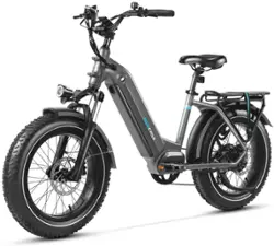 Magicycle - Ocelot Pro Electric Bike 750W/Peak 1500W Motor w/ 100 mi Max Operating Range & 28 mph Max Speed Shimano 7 Speed - Space Gray - Front_Zoom