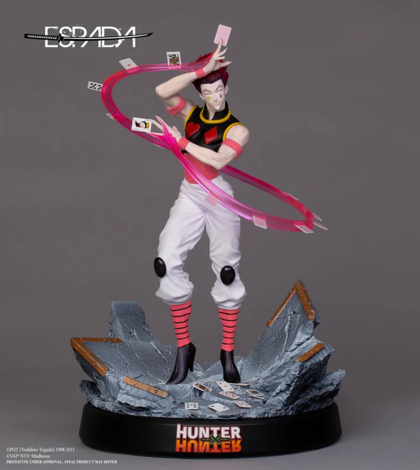 PopMarket - Espada Art - Hunter x Hunter - Hisoka Resin Statue - Collectibles - Multicolor
