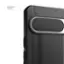 The text on the image reads "Chamfered Corners," which means that the corners of the case have been rounded off to provide a more comfortable and aesthetically pleasing design.