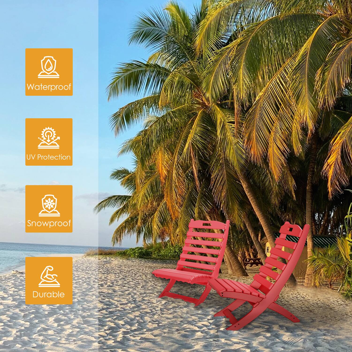 Waterproof  
UV Protection  
Snowproof  
Durable