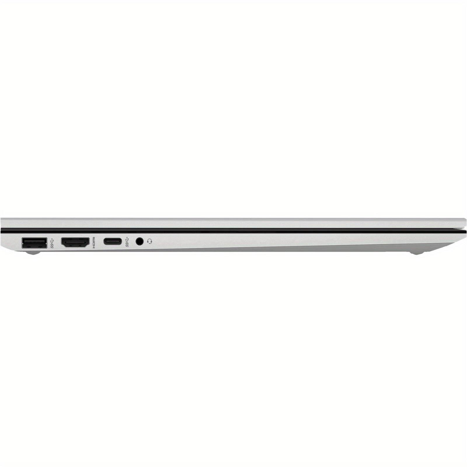 Alt View 5. HP - HP 17.3" HD+ Touchscreen Laptop - Intel Core i7-1355U - 16GB RAM - 1TB SSD - Backlit Keyboard - Windows 11 Pro - Silver.