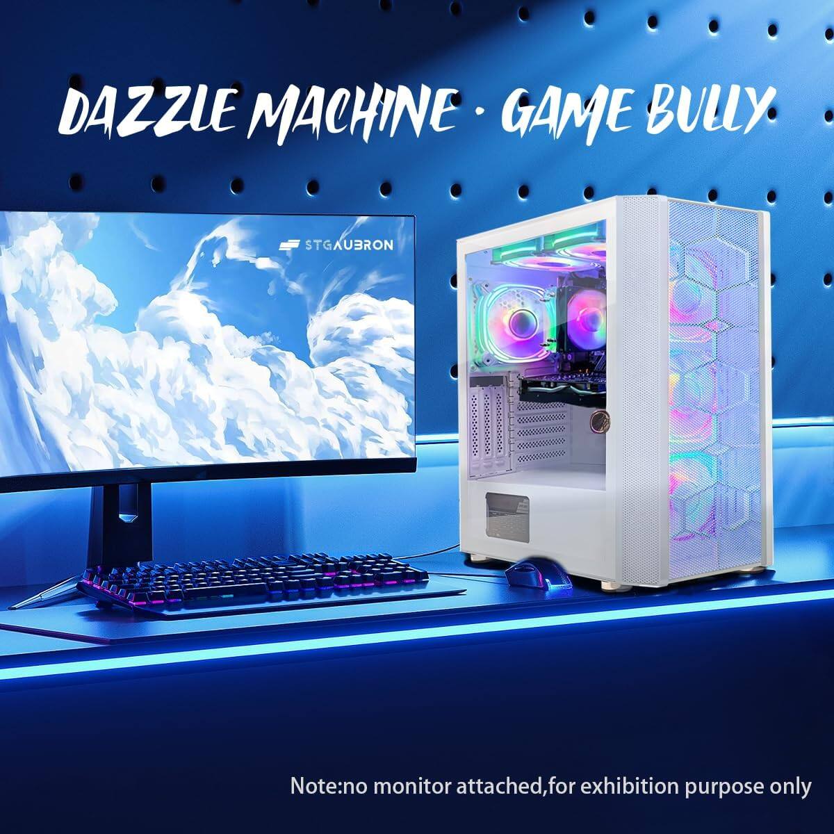 DAZZLE MACHINE • GAME BULLY

STGAUBRON

Note: no monitor attached, for exhibition purpose only