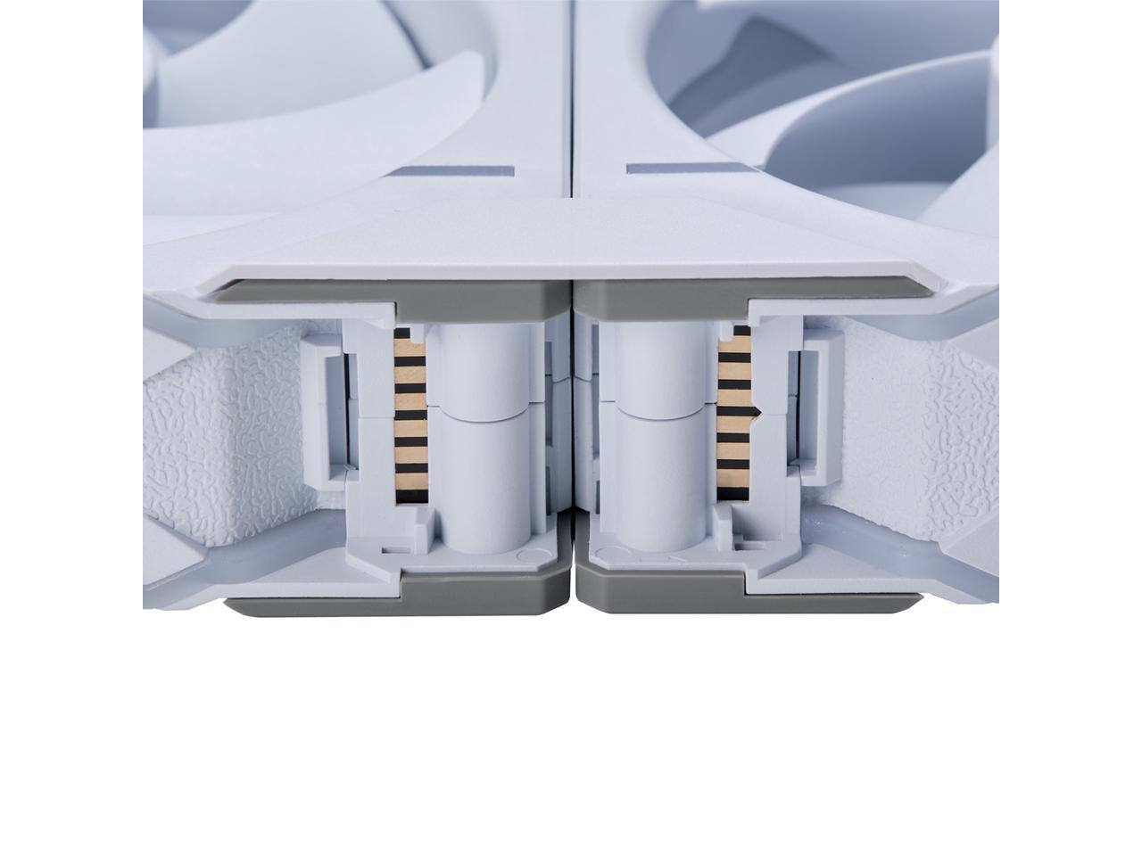 Alt View 7. Phanteks - Phanteks D30-120 DRGB PWM Fan 3Pack, Reverse Airflow, ARGB/DRGB, Daisy-chain, White - White.