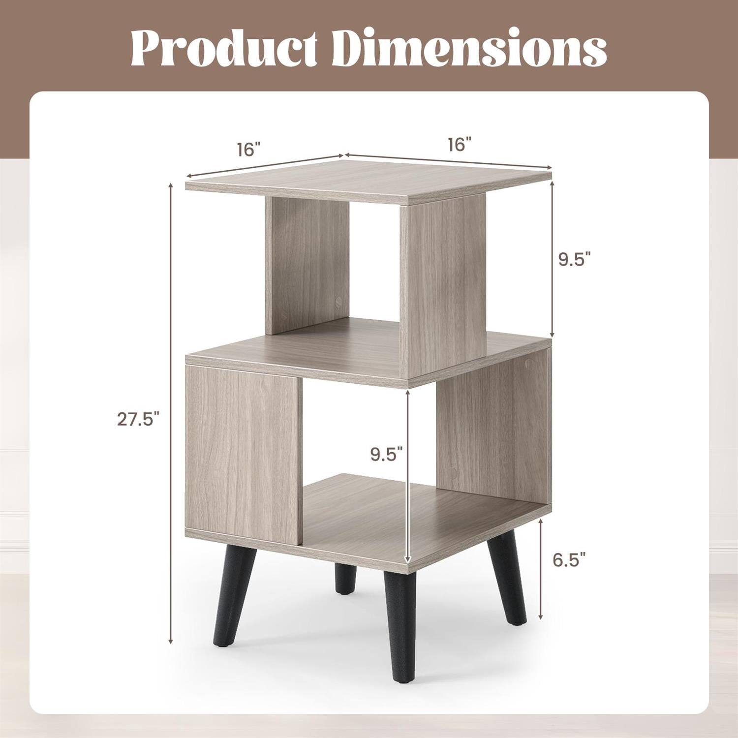 Product Dimensions: 16" x 16" x 9.5" x 27.5" x 9.5" x 6.5"