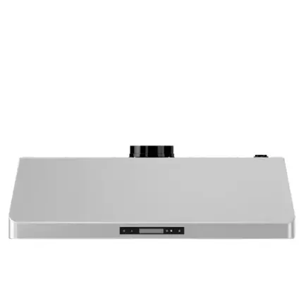 Front. ZLINE - 36" Externally Vented Range Hood - Brushed Stainless Steel.