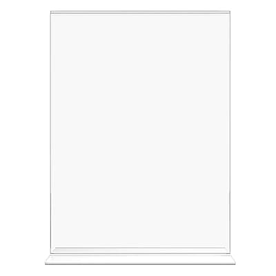 Alt View 3. Staples - Staples Double-Sided Sign Holder, 8.5" x 11", Clear Plastic, 12/Pack (28180) - Clear.