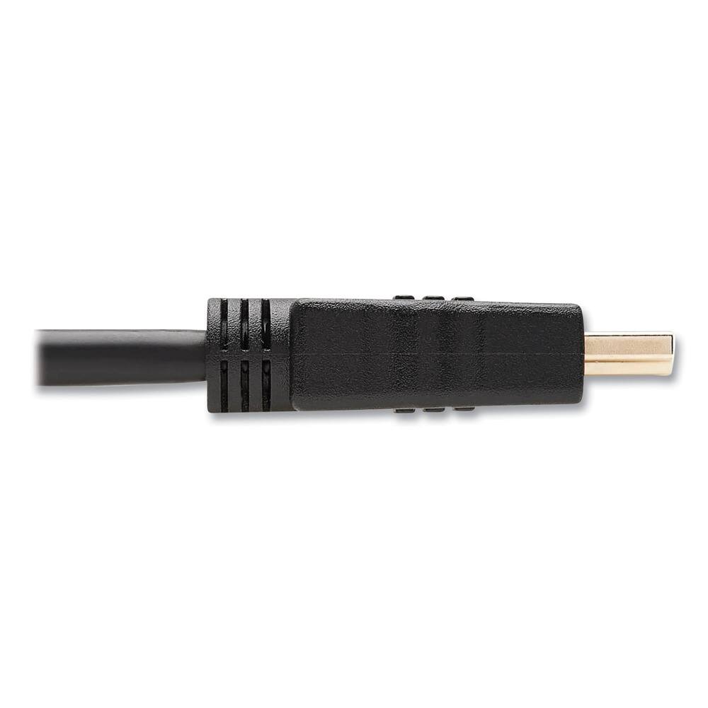 Left. Tripp Lite - P569-006 6 ft. M/M Ultra HD 4K x 2K High Speed HDMI Cable with Ethernet - Black - Black.