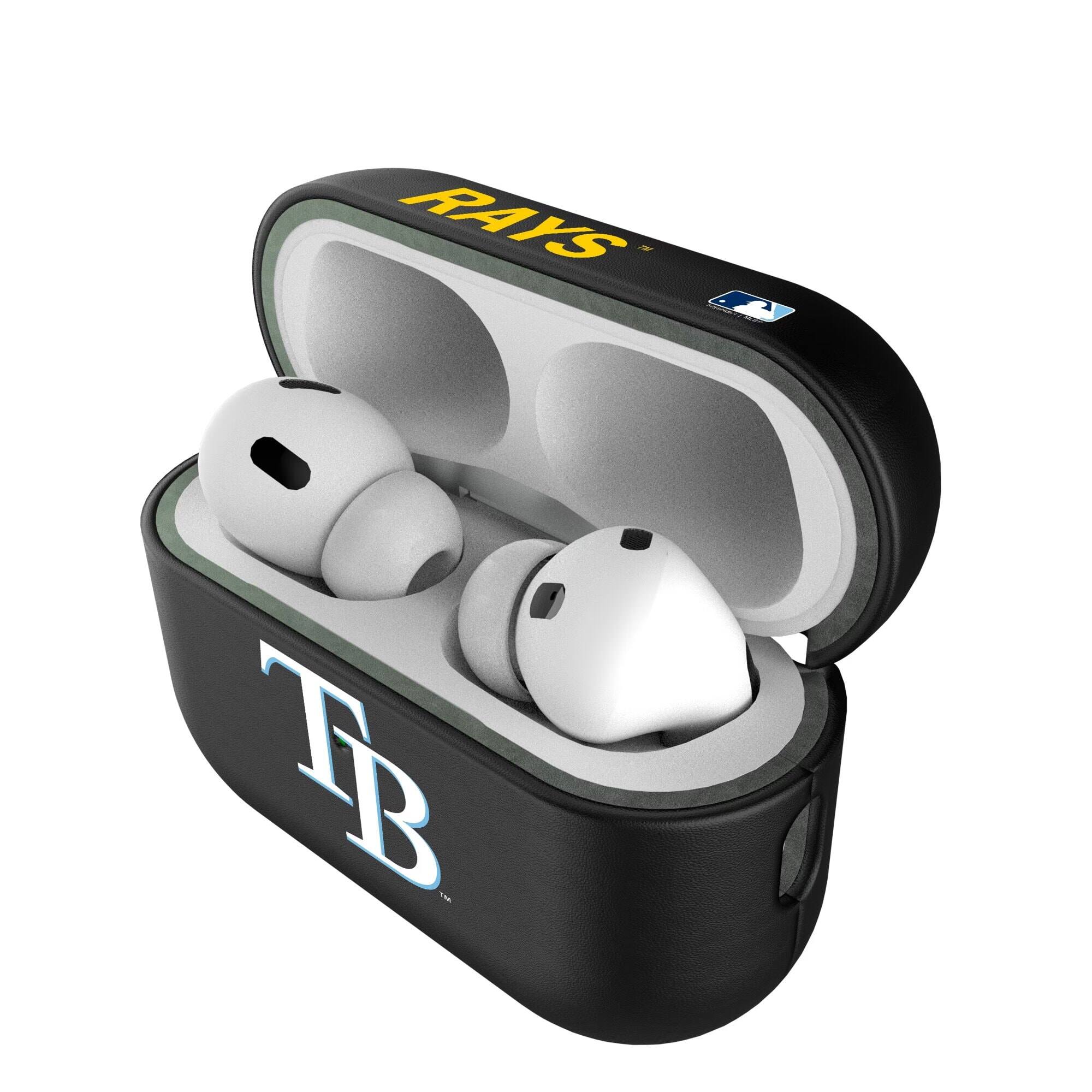 Alt View 3. Keyscaper - Tampa Bay Rays Tampa Bay Rays Insignia 2nd Gen AirPods Pro Case Cover - No Size - Black.