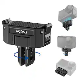Neewer - Auto Alignment Mount for DJI Osmo 360/Action 5 Pro/4/3, 360° Magnetic, 180° Auto Align, AC063