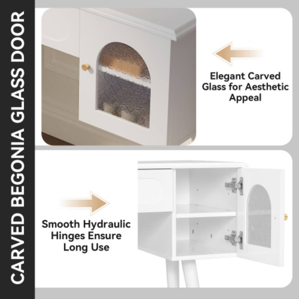 CARVED BEGONIA GLASS DOOR

Elegant Carved Glass for Aesthetic Appeal

Smooth Hydraulic Hinges Ensure Long Use