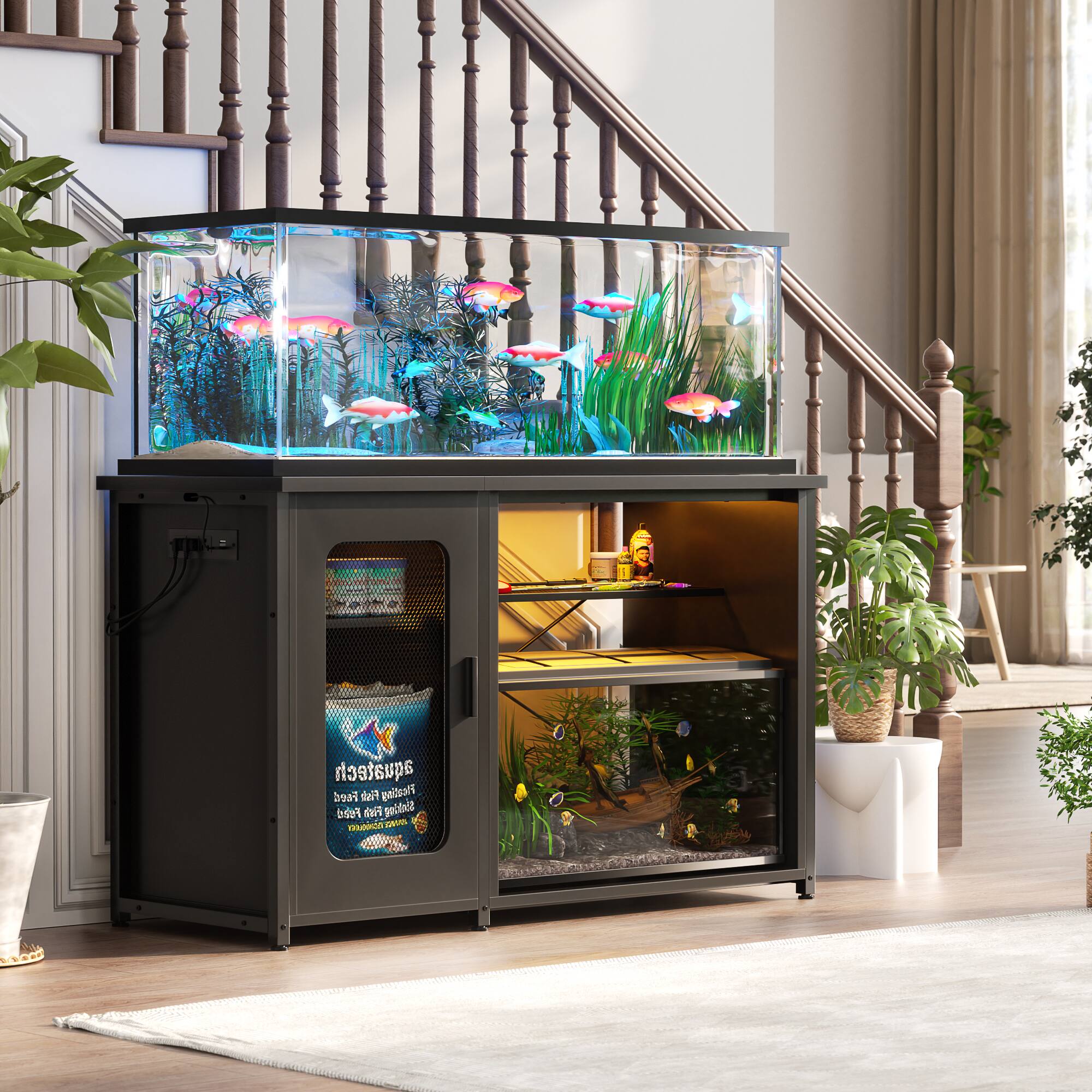 Aquatech Faed Fisk Pæling Feed Porh Shaong ndido IAN