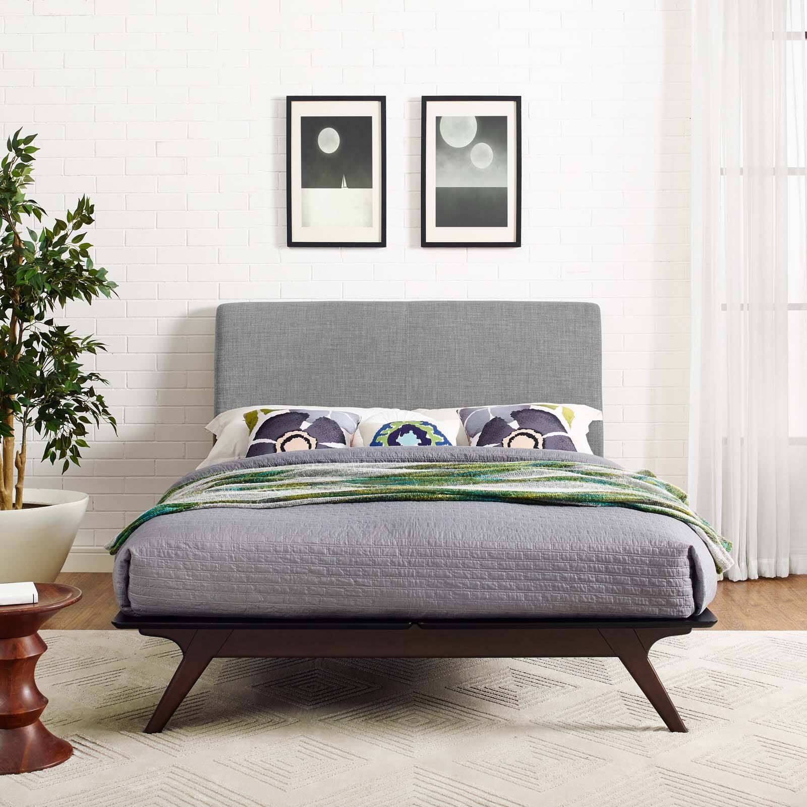 Alt View 2. Modway - Ollie Twin Bed Frame - White.