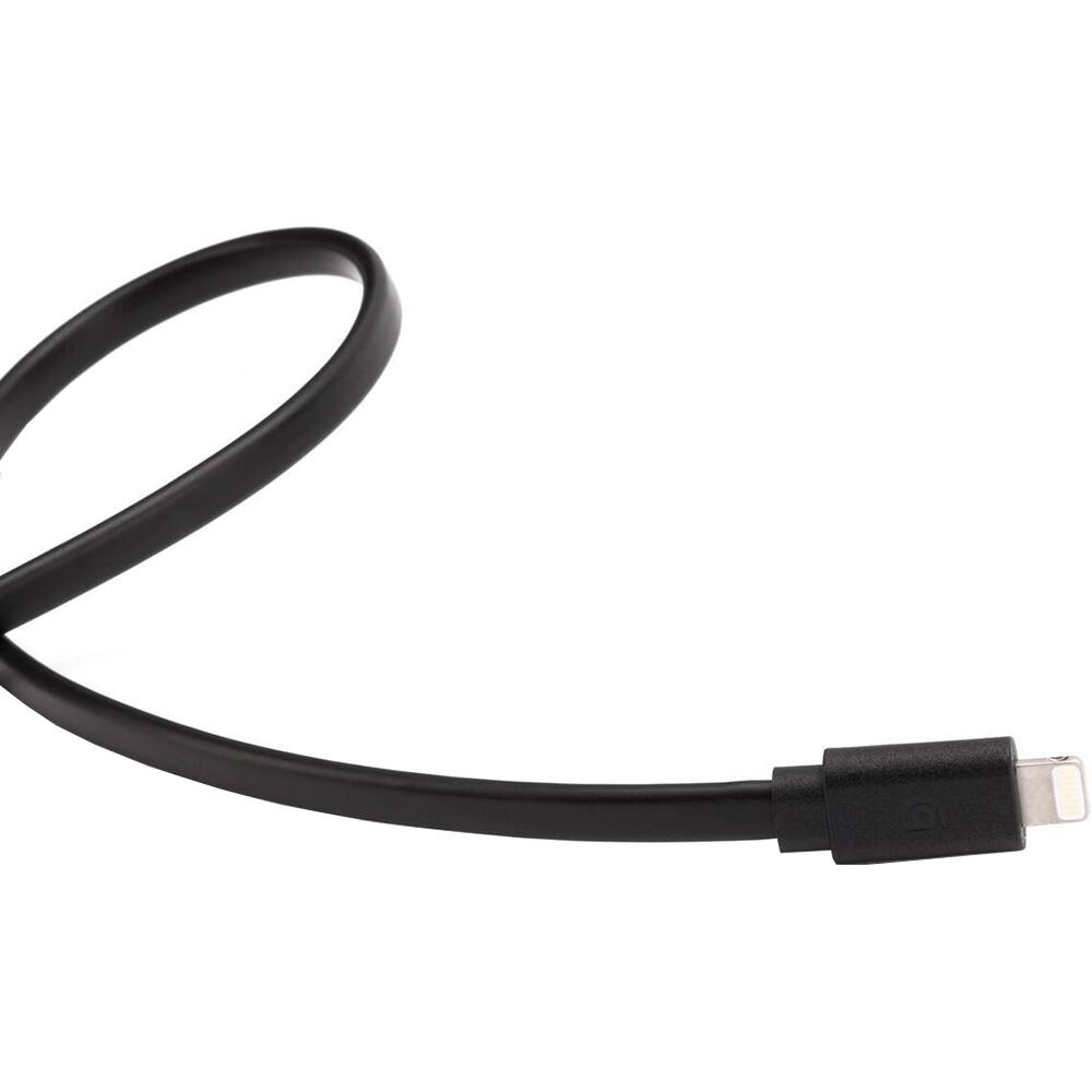 Angle. Griffin - Griffin 10FT USB-A to Lightning Cable - Black.