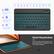 1. Press Fn+E to match iOS system
2. Press Fn+Q to match Android system
3. Press Fn+W to match Windows system
Quiet Keystrokes
structure, exert equal pressure and lower keystrokes in comparison with the clickety keyboard.