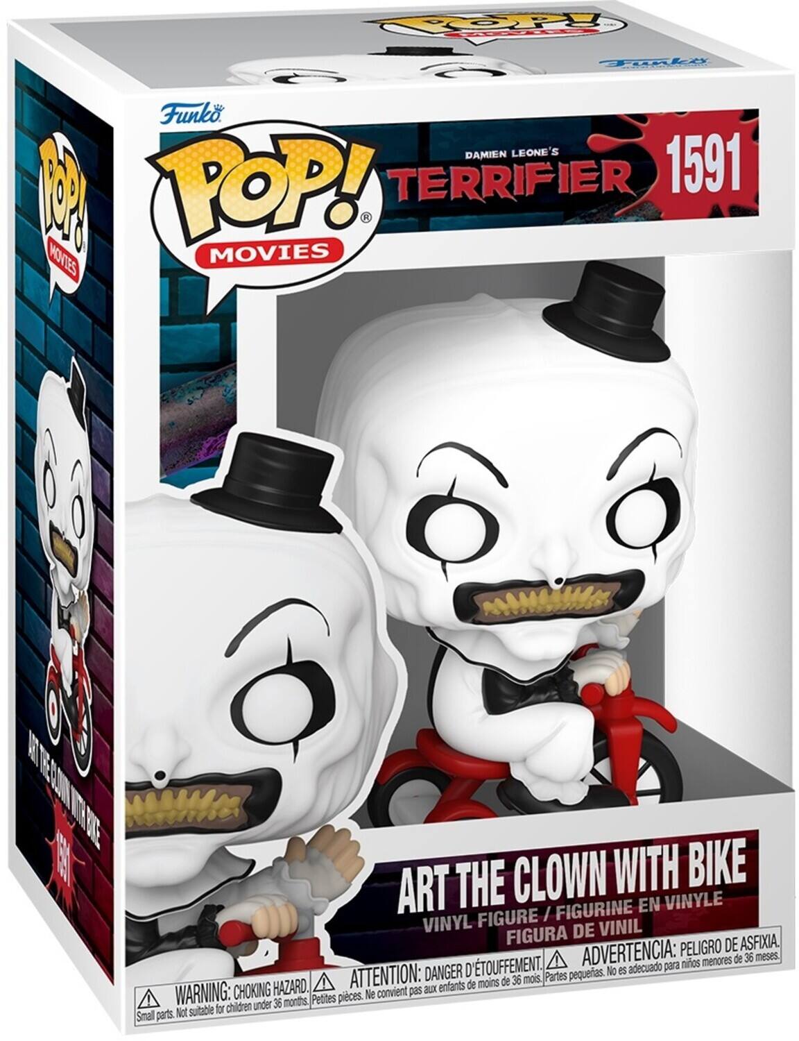 Funko Pop! Terrifier: Art the Clown with Bike Multicolor FU80706