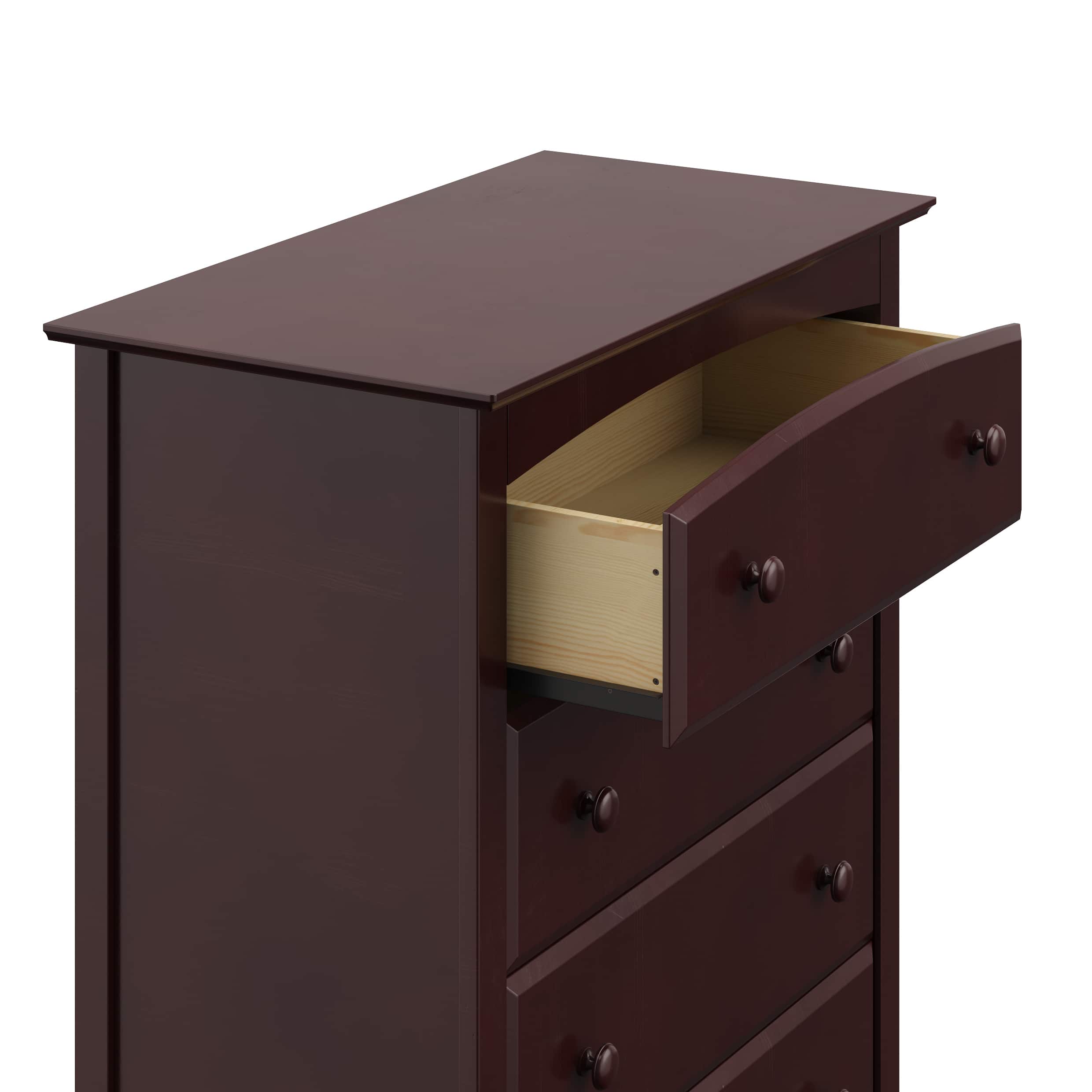 Alt View 14. Storkcraft - Kenton 5-Drawer Dresser - Espresso.