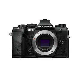 OM System - OM-5 Mark II High Autofocus and 4K Video Mirrorless Camera (Black)