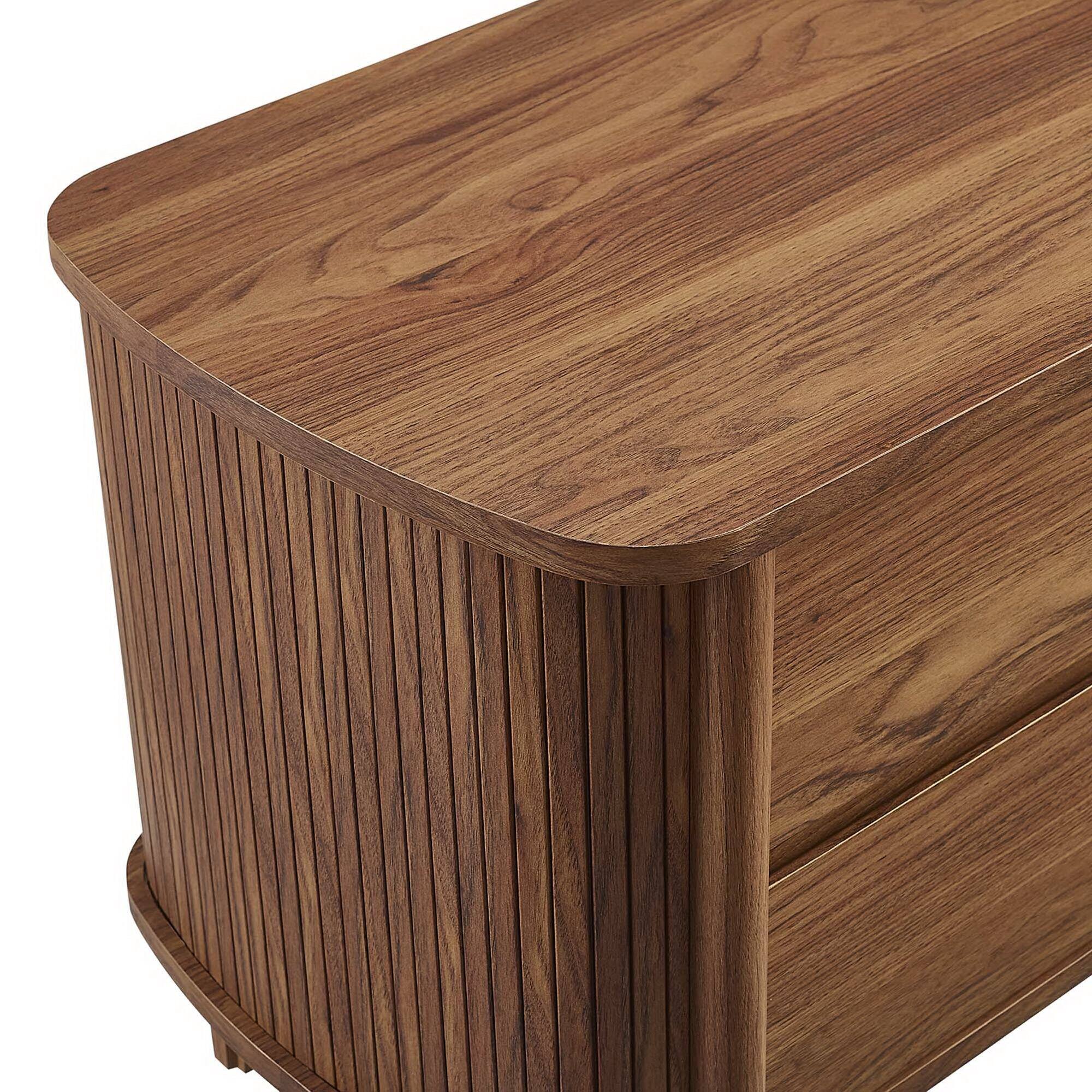 Alt View 7. Modway - Cadence 2-Drawer Nightstand by Modway - Walnut.