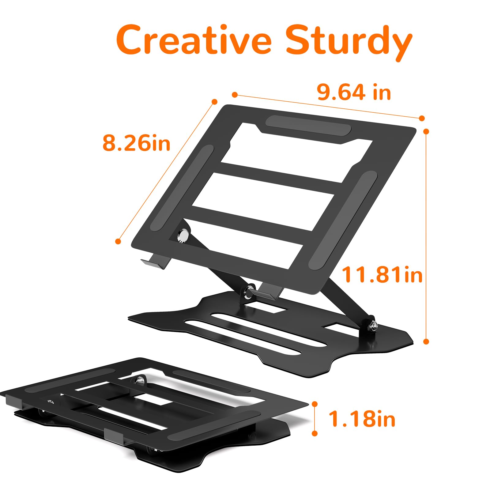 Creative Sturdy  
9.64 in  
8.26 in  
11.81 in  
1.18 in