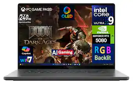 ASUS - G16 GU605CW-G16.U95080 Gaming Laptop, Ultra 9-285H, 32GB, 2TB SSD, 16.0 , RTX 5080, Win 11 Pro - Eclipse Gray