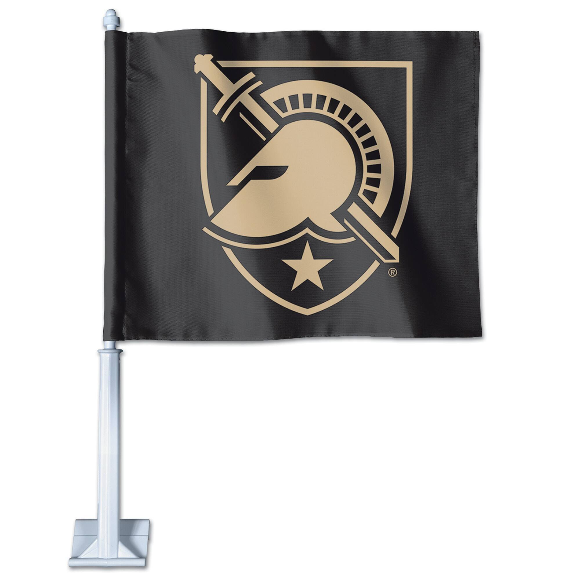 Front. WinCraft - Army Black Knights Double-Sided Car Flag - Multicolor.