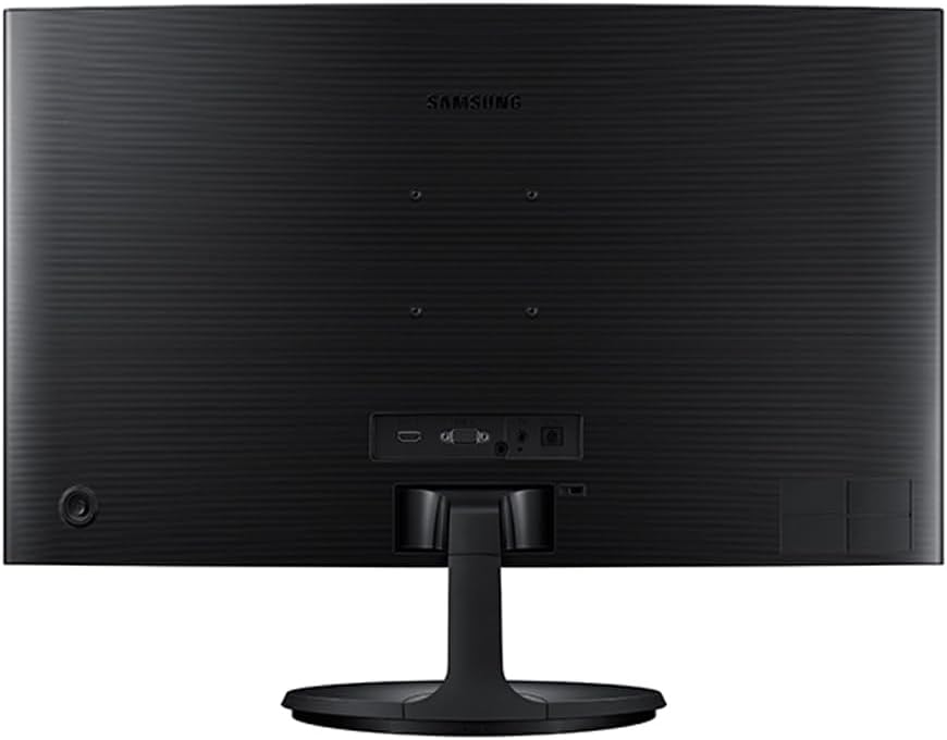 Alt View 1. Samsung - Samsung CF390 Curved 24" FHD VA Monitor, AMD FreeSync, Anti-Glare, VESA Mount, HDMI & DKZ Hub, Black (LC24F390FHNXZA) - Black.