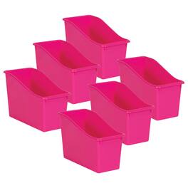 Teacher Created Resources - Pink Plastic Book Bin, Pack of 6