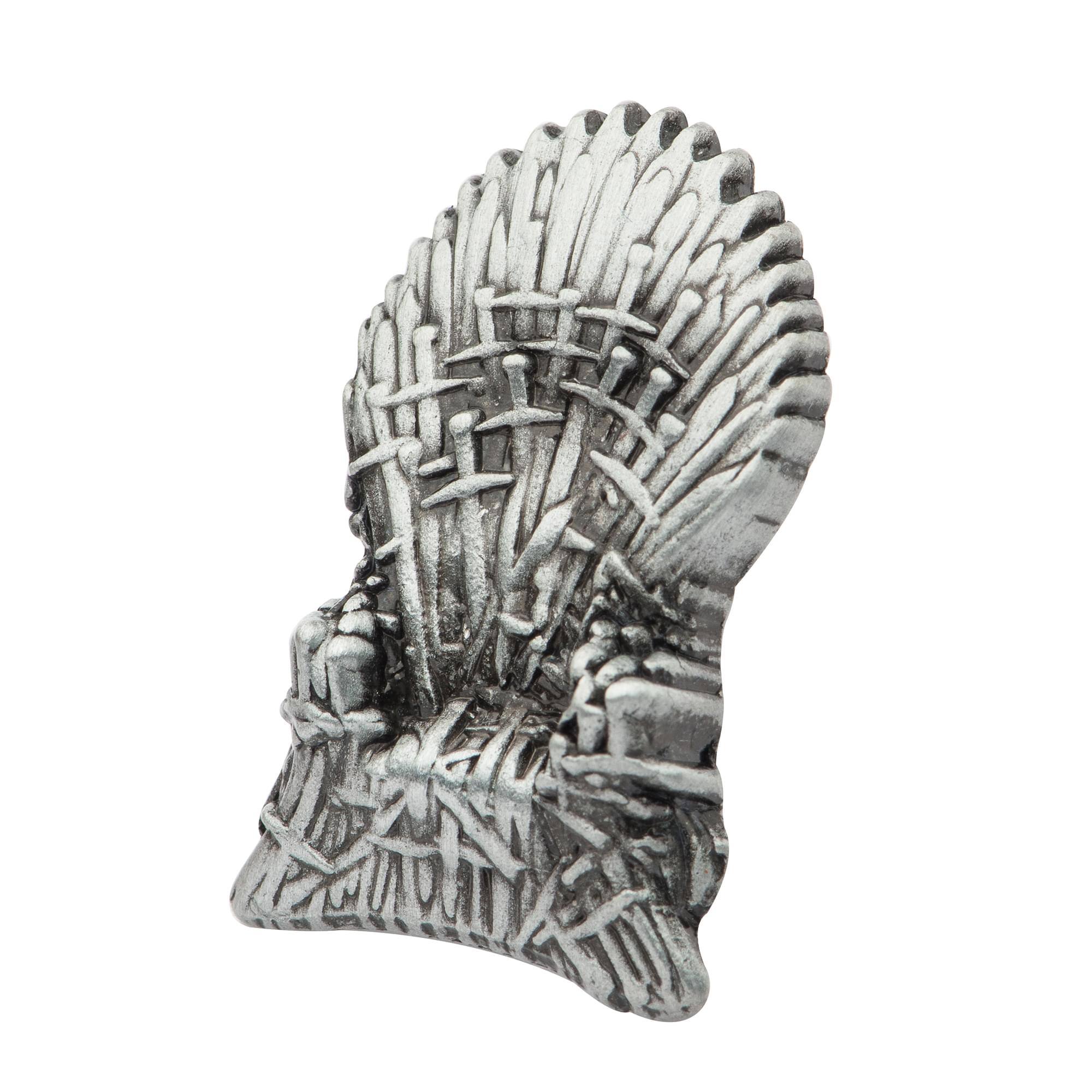 Alt View 1. Game of Thrones - Game of Thrones 3D Iron Thone Collector Pin - Silver.