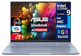 ASUS - S16 S5606CA-SB92 Laptop, Ultra 9-285H, 32GB, 1TB SSD, 16.0" (2880x1800), Intel Arc, Win 11 Pro - Mist Blue