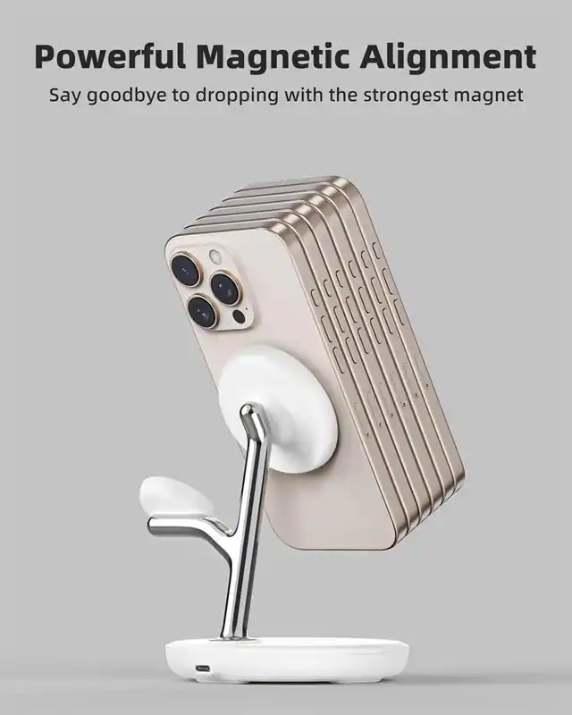 Powerful Magnetic Alignment  
Say goodbye to dropping with the strongest magnet