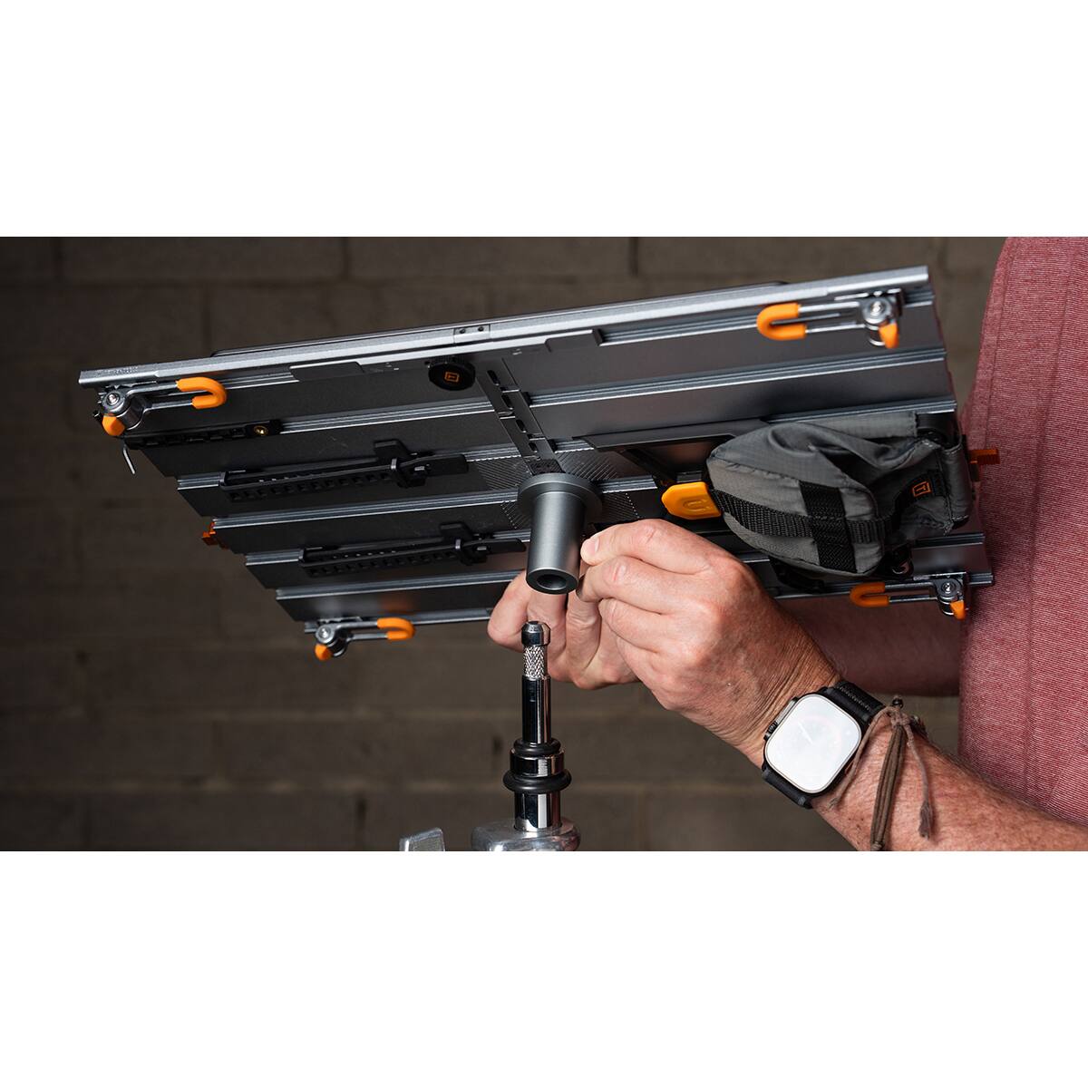 Alt View 8. Tether Tools - Tether Tools Workstation Legs for AeroTrac, 4-Pack - Silver and Orange.