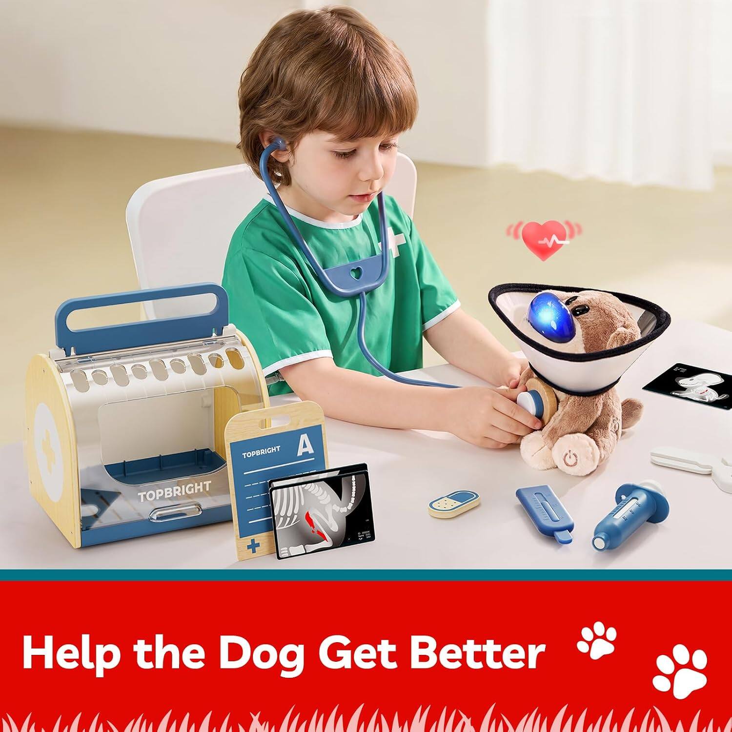 TOPBRIGHT A TOPBRIGHT + Help the Dog Get Better