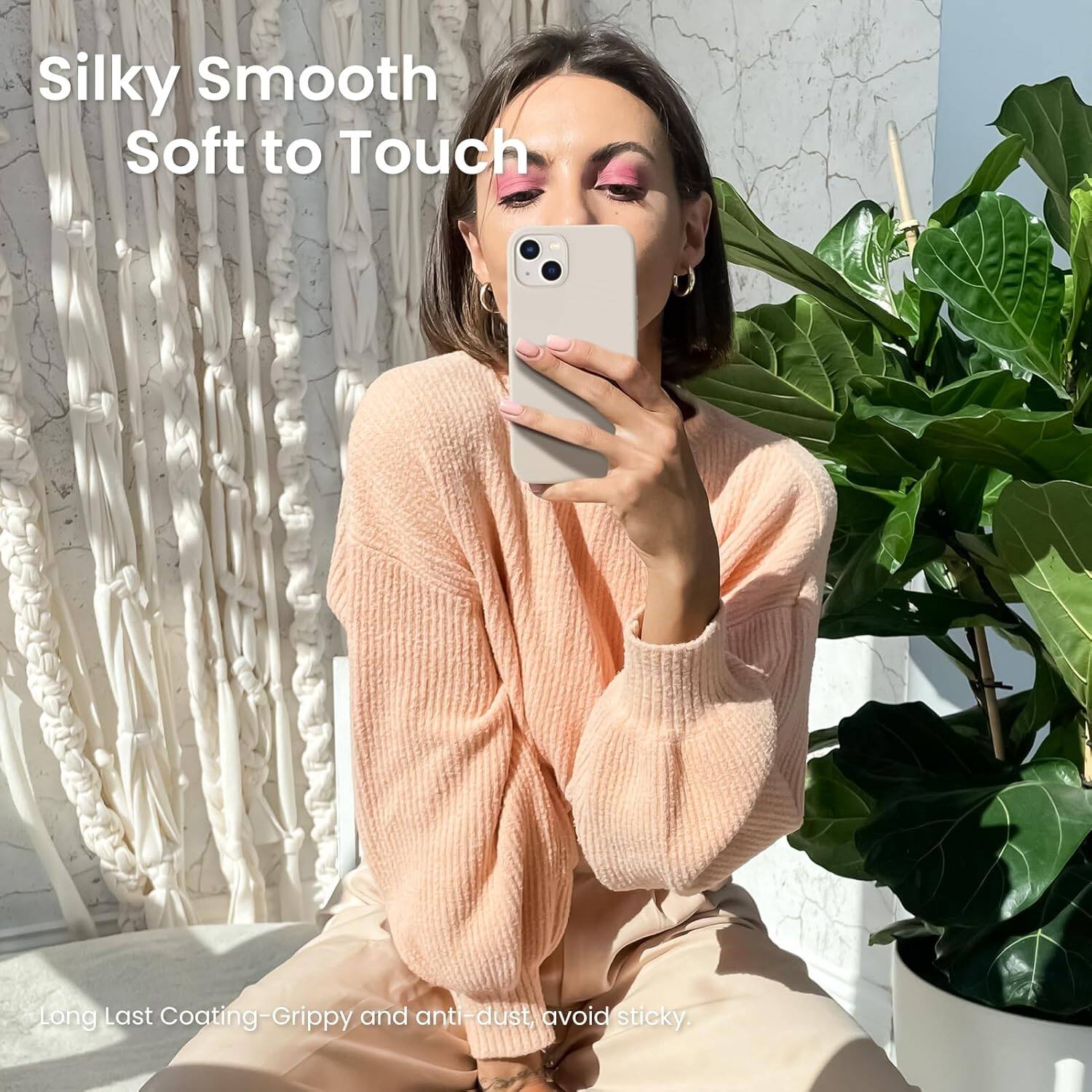 Silky Smooth Soft to Touch
Long Last Coating-Grippy and anti-dust, avoid sticky.