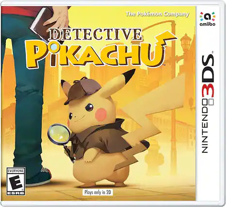The Pokémon Company
DETECTIVE PIKACHU™
amiibo
Nintendo 3DS™
Plays only in 2D
EVERYONE E ESRB - E (Everyone)