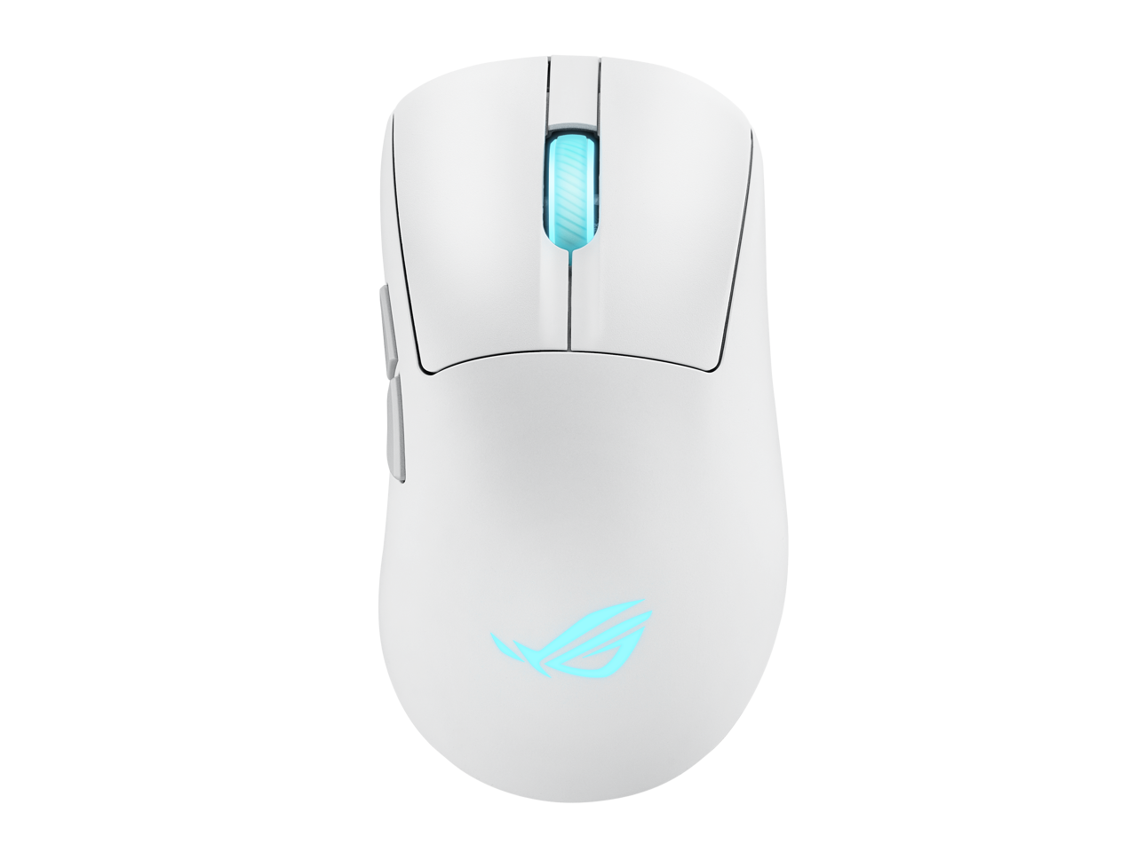ASUS - ROG Keris II Wireless Gaming Mouse, 64g, 42K DPI, ROG Switches, SpeedNova Wireless, Bluetooth - Moonlight White - Wireless - Moonllight White