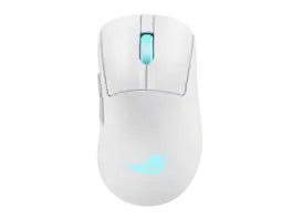 ASUS - ROG Keris II Wireless Gaming Mouse, 64g, 42K DPI, ROG Switches, SpeedNova Wireless, Bluetooth - Moonlight White - Wireless - Moonllight White