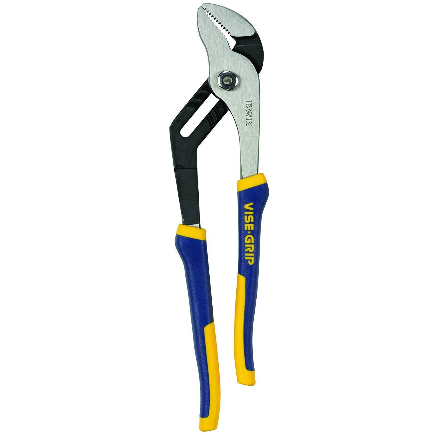 Front. Irwin - Irwin Vise-Grip 12 in. Nickel Chrome Steel Straight Jaw Groove Joint Pliers.