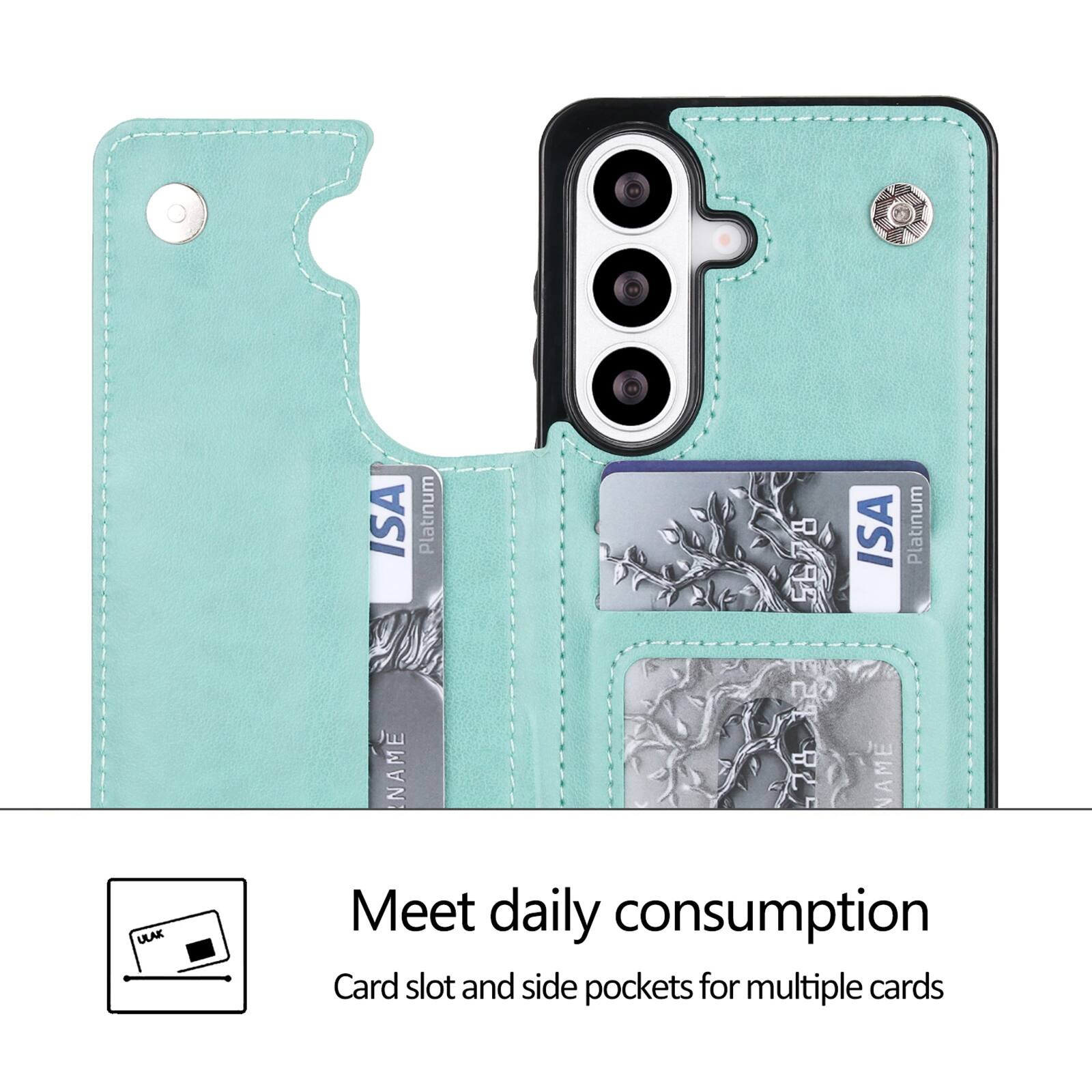 ISA Platinum - 195  
ISA Platinum  
NAME 24 28  
NAME  
ULAK  
Meet daily consumption  
Card slot and side pockets for multiple cards