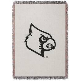 Chad & Jake - Louisville Cardinals Woven Blanket - White