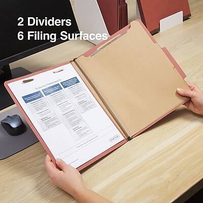 2 Dividers  
6 Filing Surfaces